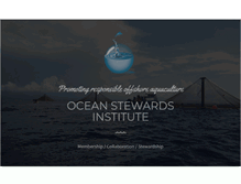 Tablet Screenshot of oceanstewards.org